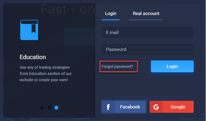 How to restore password?
            