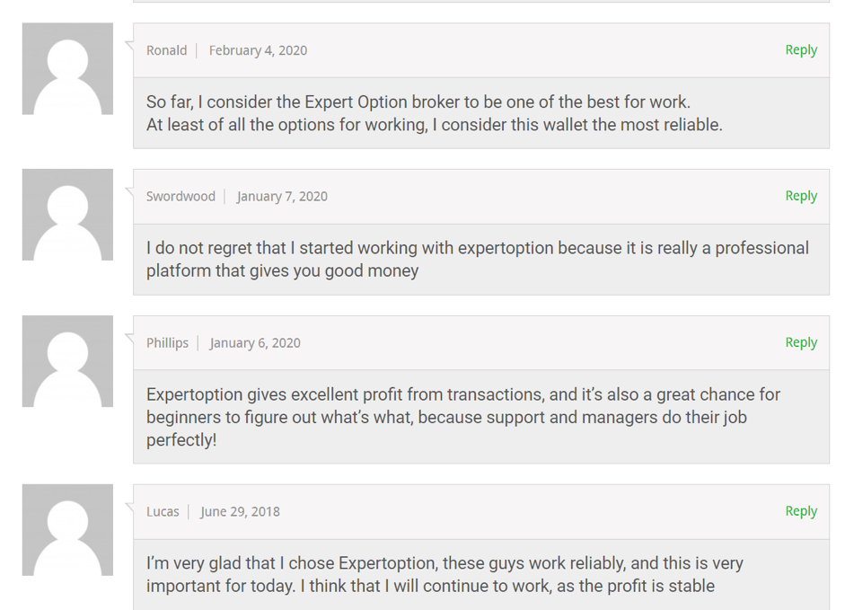 Customers about ExpertOption
            