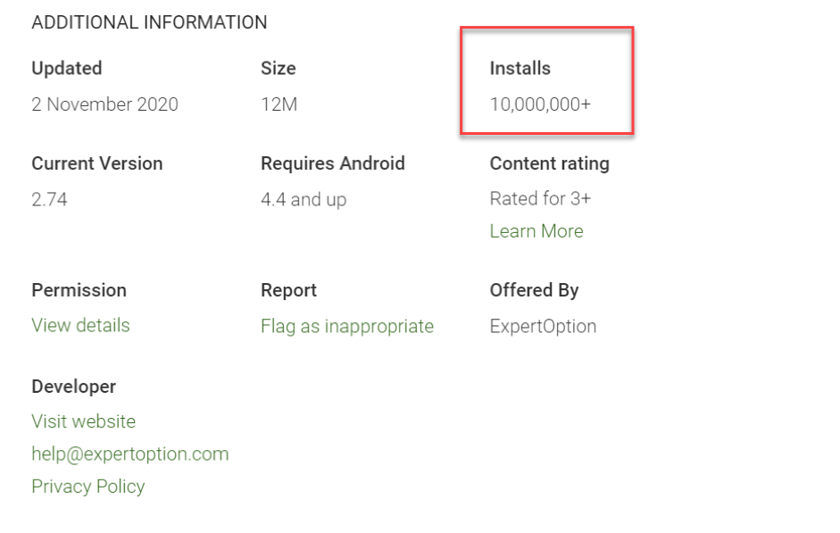 How many app installs in the AppStore, Google Play
            