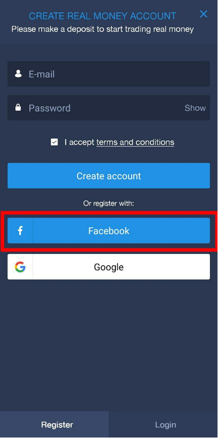 How to register an account on Android with FB?
            