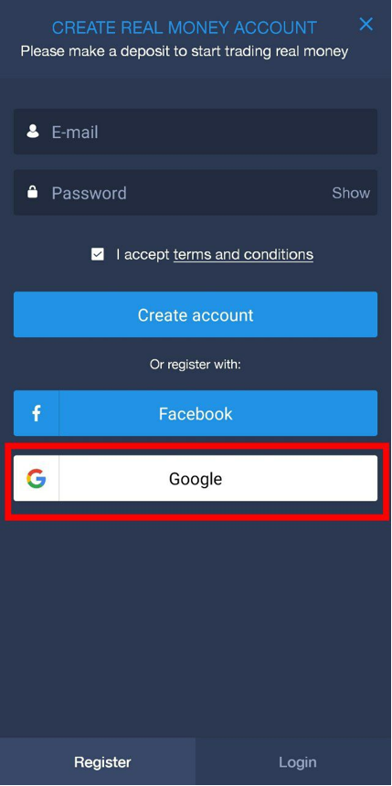 How to register an account on Android with gmail?
            