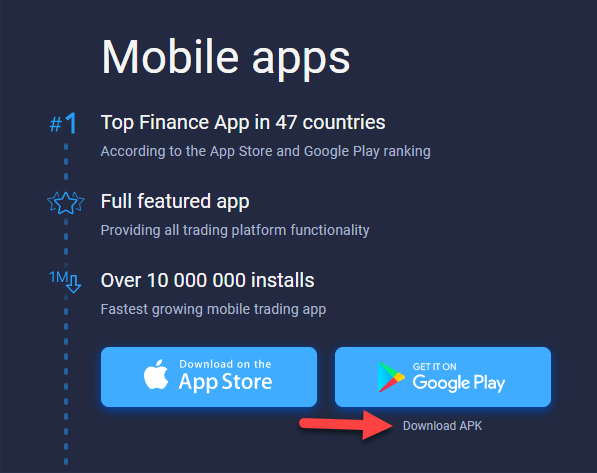 Download do ExpertOption Apk